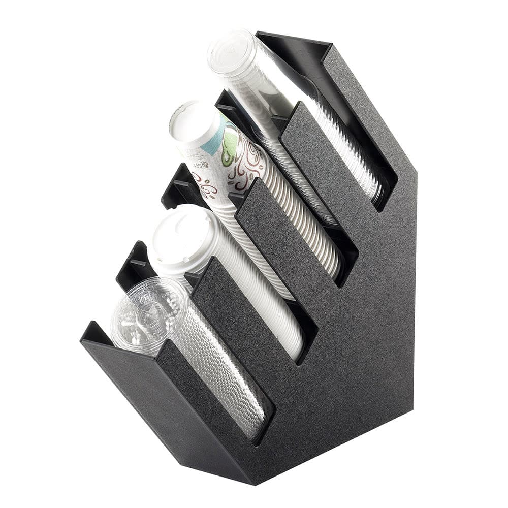 Cal-Mil 2048-4 Cup & Lid Organizer, (4) Compartment, All Cup Types