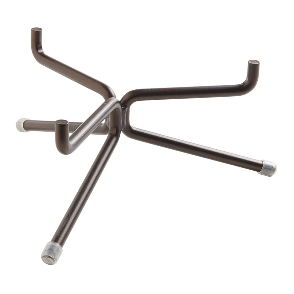 Cal-Mil 22015-4-84 Riser Bowl Stand for 8" Plate - 9"D x 4"H, Steel, Bronze