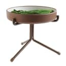 Cal-Mil 22016-7-84 Riser Bowl Stand for 10" Plate - 9"D x 7"H, Steel, Bronze thumbnail 2