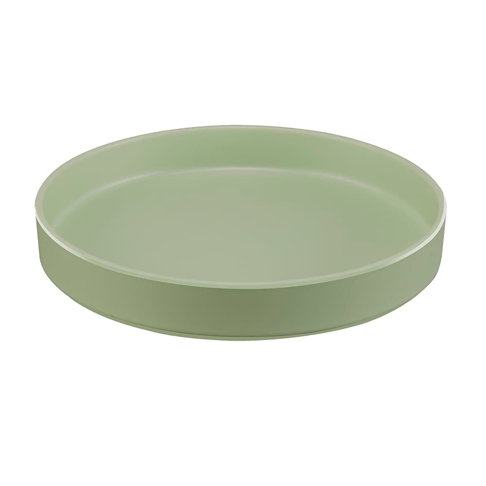 Cal-Mil 22017-10-107 10" Round Melamine Hudson Plate, Matcha