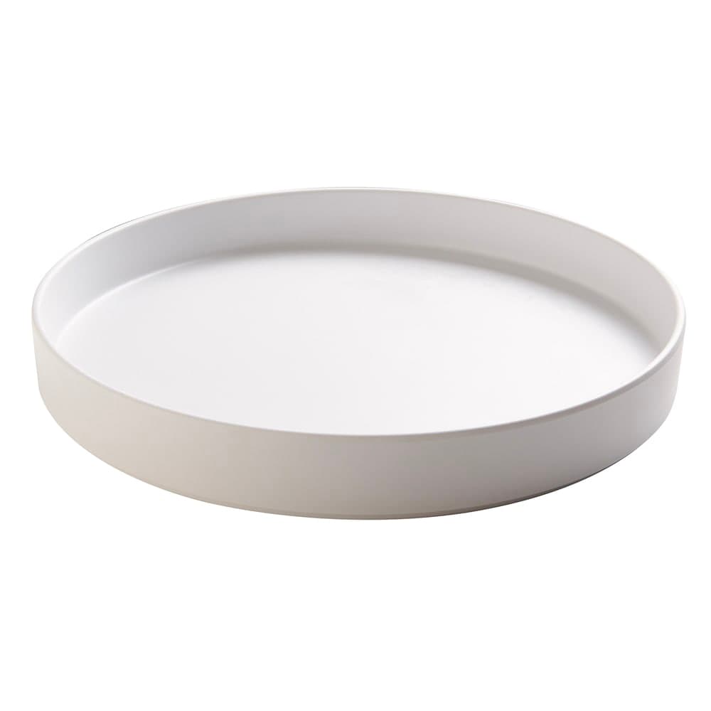 Cal-Mil 22017-12-15 12" Round Melamine Plate, White