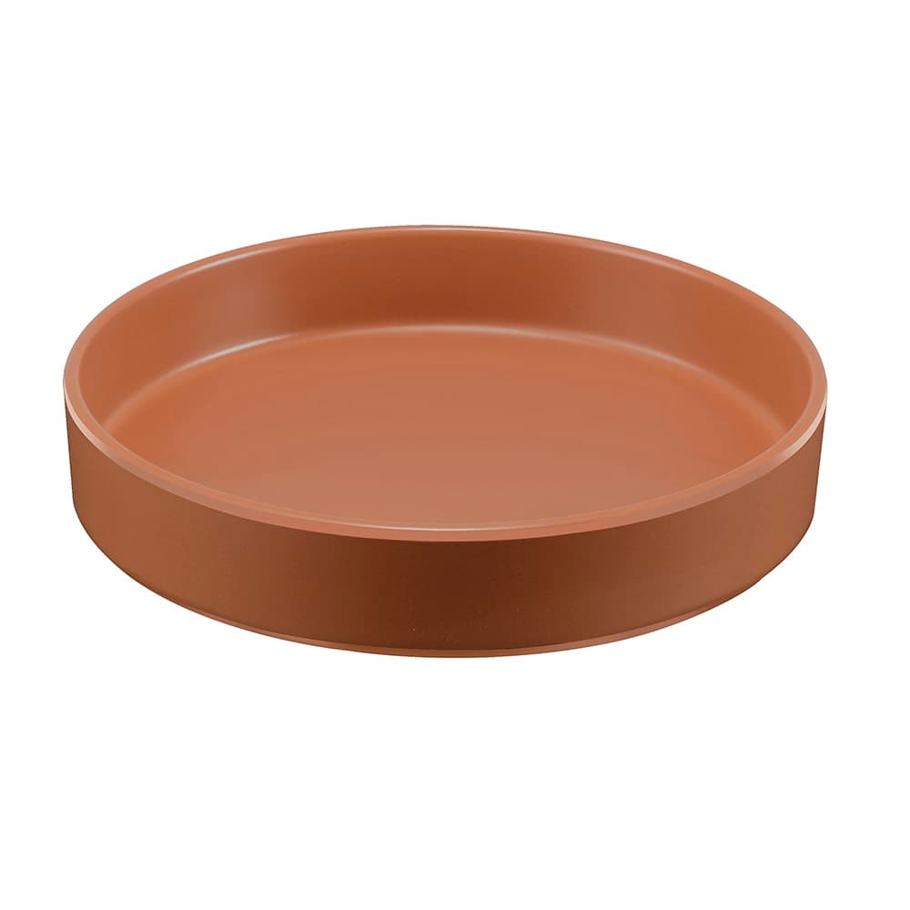 Cal-Mil 22017-8-109 8 1/4" Round Melamine Hudson Plate, Terra Cotta