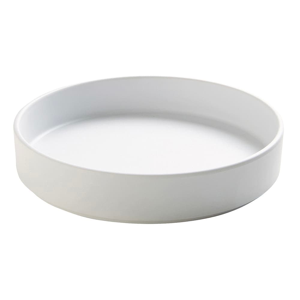 Cal-Mil 22017-8-15 8 1/4" Round Melamine Plate, White