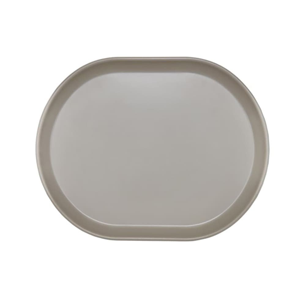 Cal-Mil 22018-102 Oval Melamine Platter - 14" x 11 1/4", Ash