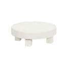 Cal-Mil 22022-15 12" Round Monterey Riser - 4"H, White thumbnail 2