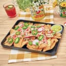 Cal-Mil 22025-13-13 13" x 9 1/2" Rectangular Hudson Plate - Melamine, Black thumbnail 2