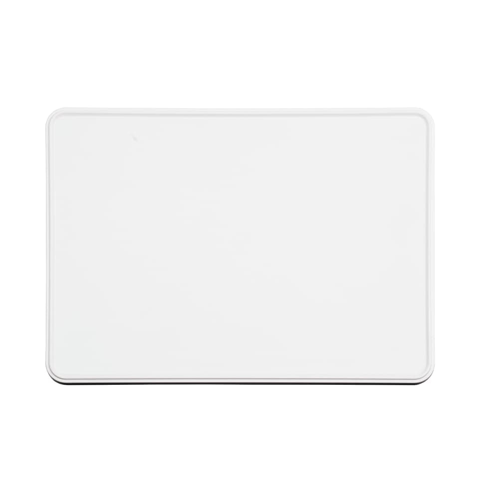 Cal-Mil 22025-1813-15 Rectangular Melamine Dinner Plate - 18" x 13", White