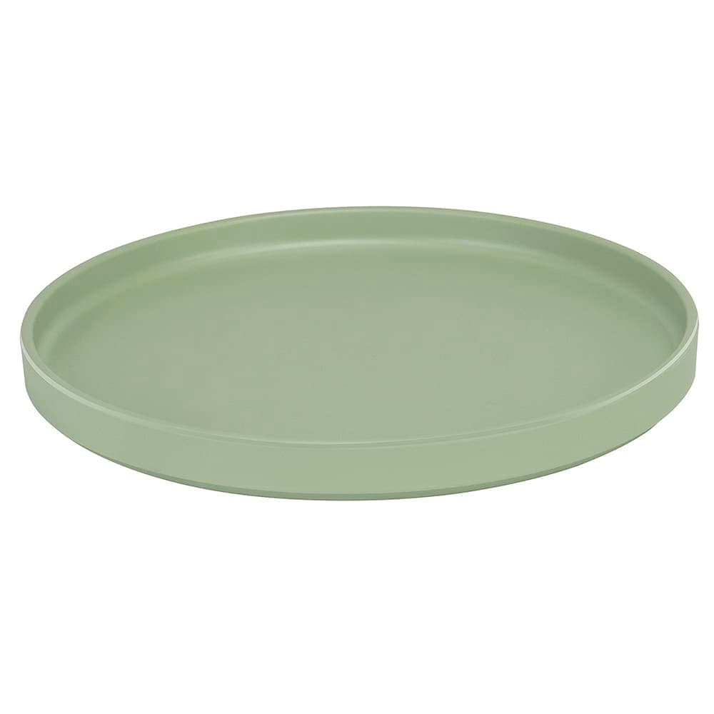 Cal-Mil 22026-10-107 10 1/4" Round Melamine Hudson Plate - Matcha