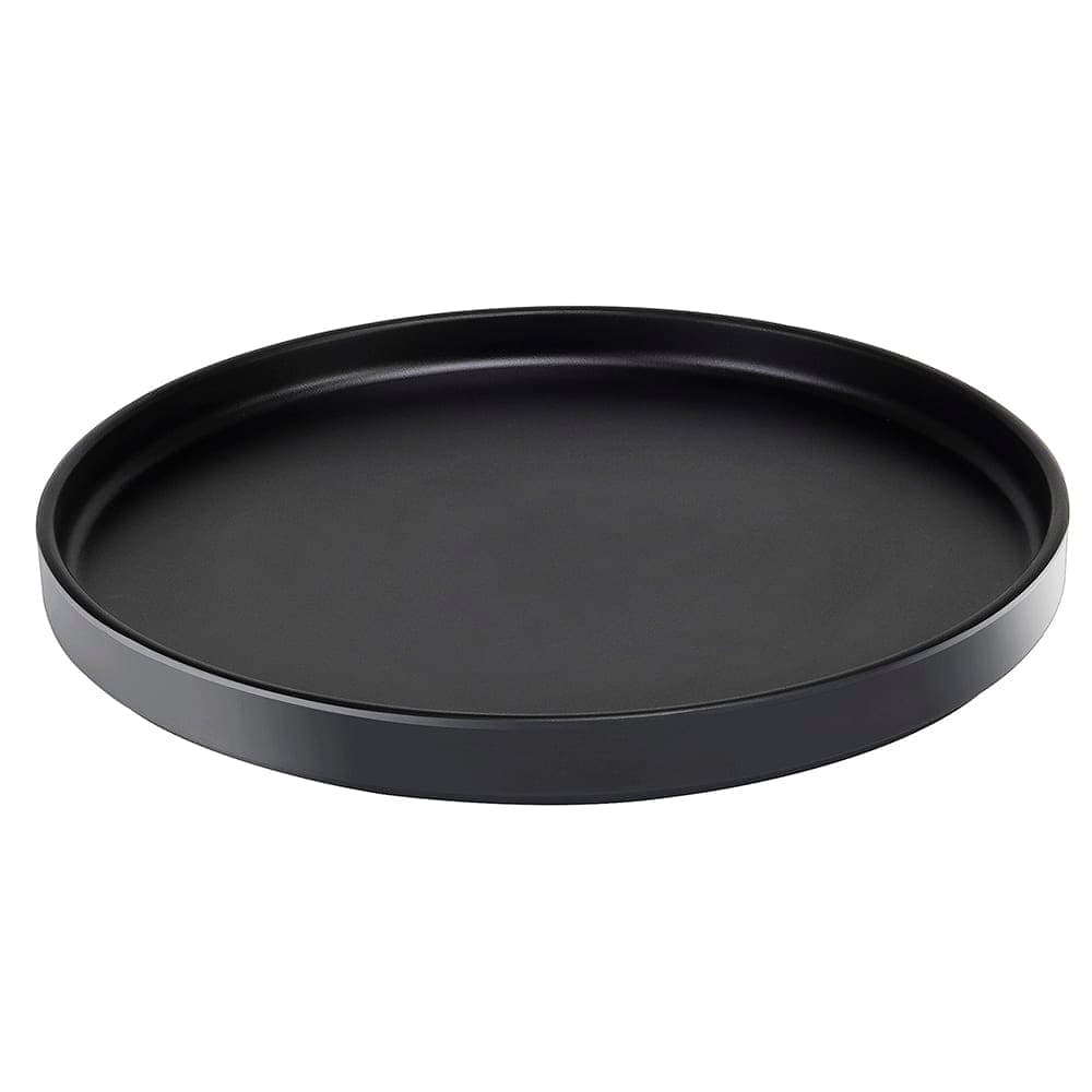 Cal-Mil 22026-10-13 10 1/4" Round Melamine Hudson Plate - Black