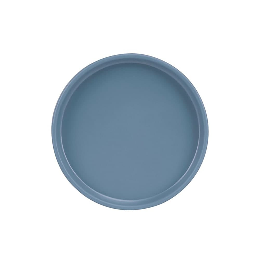 Cal-Mil 22026-6-111 6" Round Melamine Hudson Plate, Stone Blue