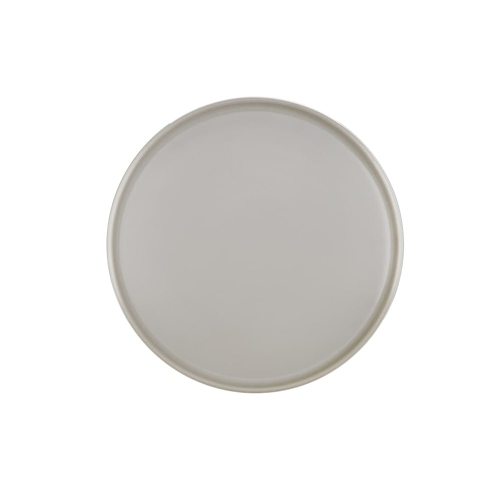 Cal-Mil 22026-8-102 8 1/4" Round Melamine Low Rim Plate, Ash