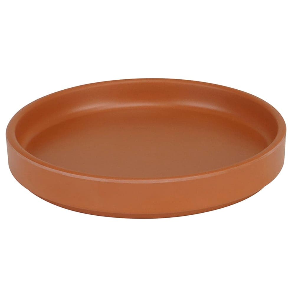 Cal-Mil 22026-8-109 8 1/4" Round Melamine Hudson Plate - Terra Cotta