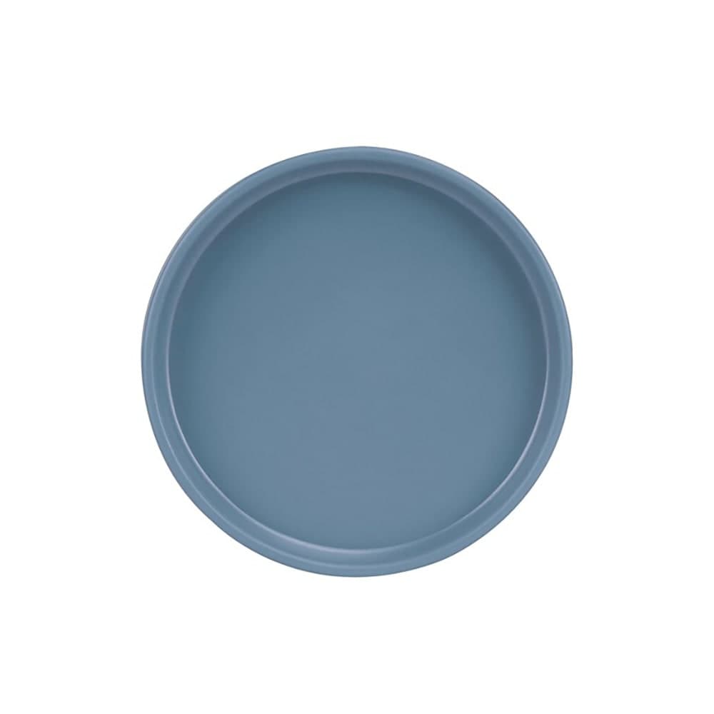 Cal-Mil 22026-8-111 8 1/4" Round Melamine Hudson Plate, Stone Blue