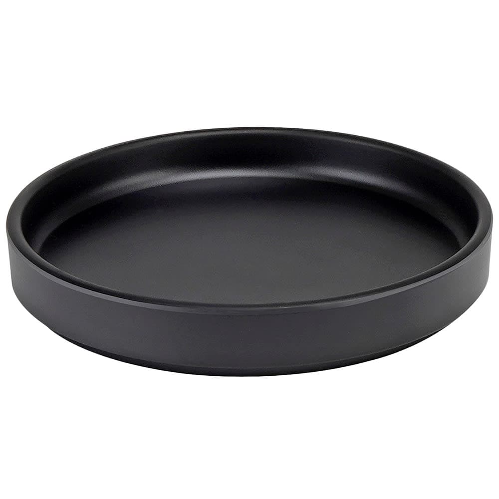 Cal-Mil 22026-8-13 8 1/4" Round Melamine Hudson Plate - Black