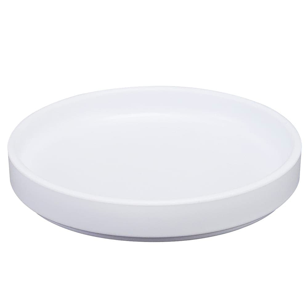 Cal-Mil 22026-8-15 8 1/4" Round Melamine Hudson Plate - White