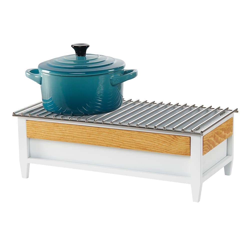 Cal-Mil 22043-15 Chafer Alternative w/ Wire Grill - 19 3/4"W x 10"D x 6 3/4"H, Wire, White