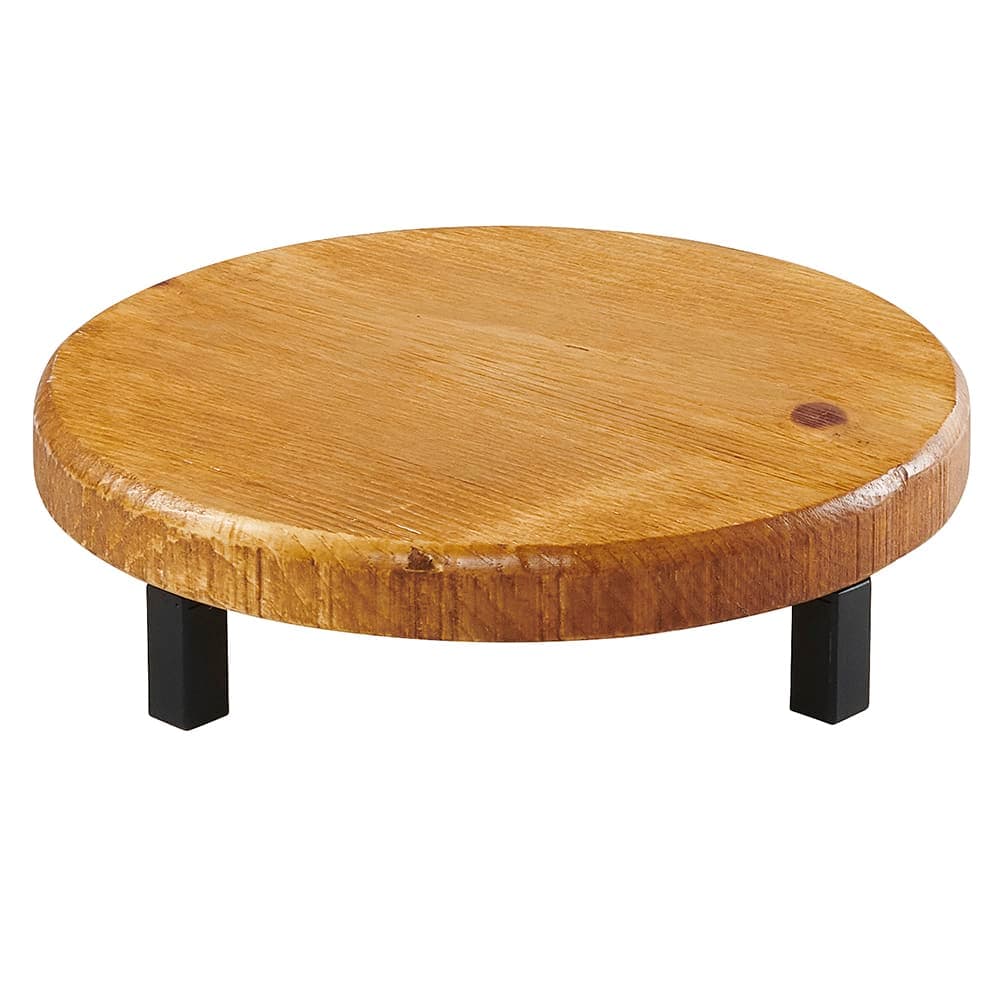 Cal-Mil 22050-3-99 12" Round Madera Riser - 3"H, Reclaimed Wood