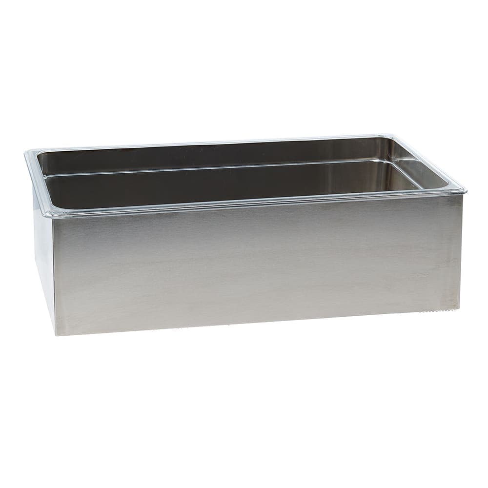 Cal-Mil 22064-12-55 Ice Housing w/ Clear Plastic Ice Pan - 20"W x 12"D x 6"H, Stainless Frame