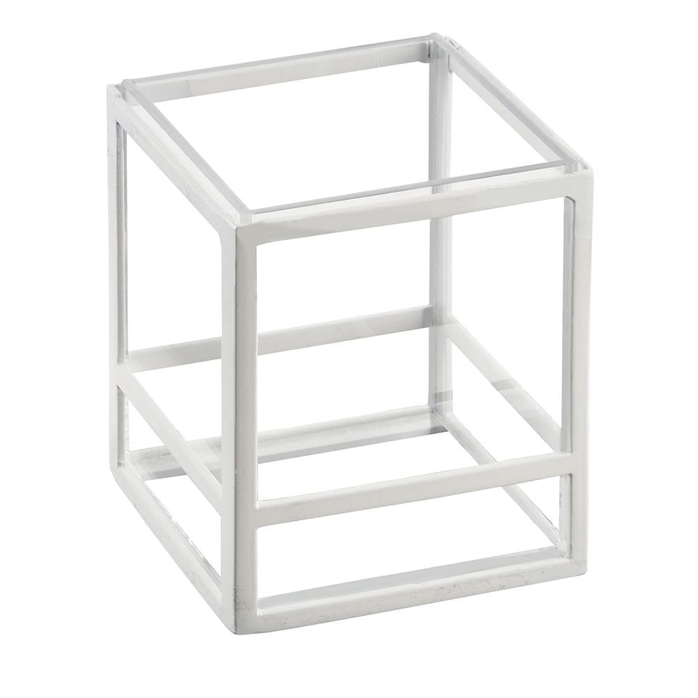 Cal-Mil 22076-15 5" Square Display Riser Box - 6"H, Plastic/Steel, White