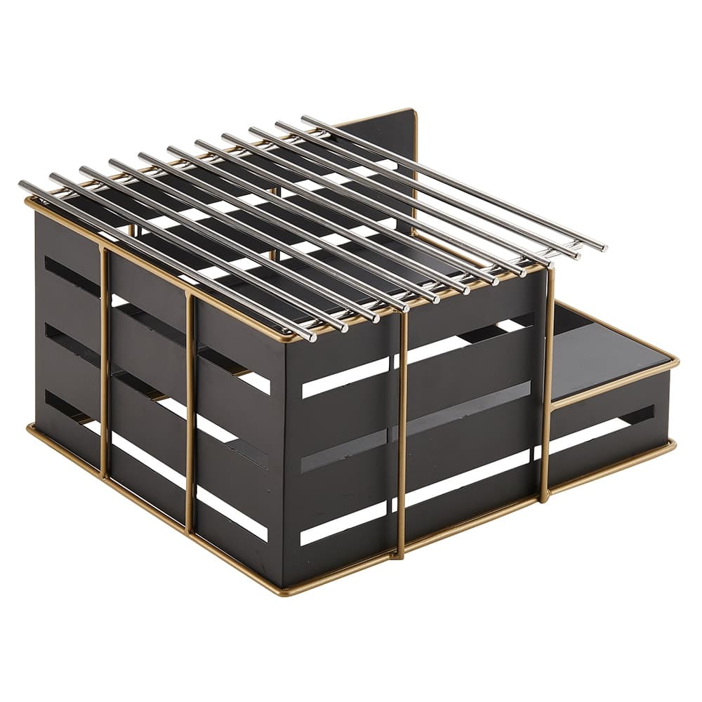 Cal-Mil 22089-90 Butane Stove Frame - 14 1/4"W x 13"D x 7 1/4"H, Steel, Black