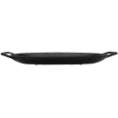 Cal-Mil 2216113 23" x 11 3/8" Oblong Serving Platter - Melamine, Black thumbnail 2