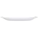 Cal-Mil 2216115 23" x 11 3/8" Oblong Serving Platter - Melamine, White thumbnail 2