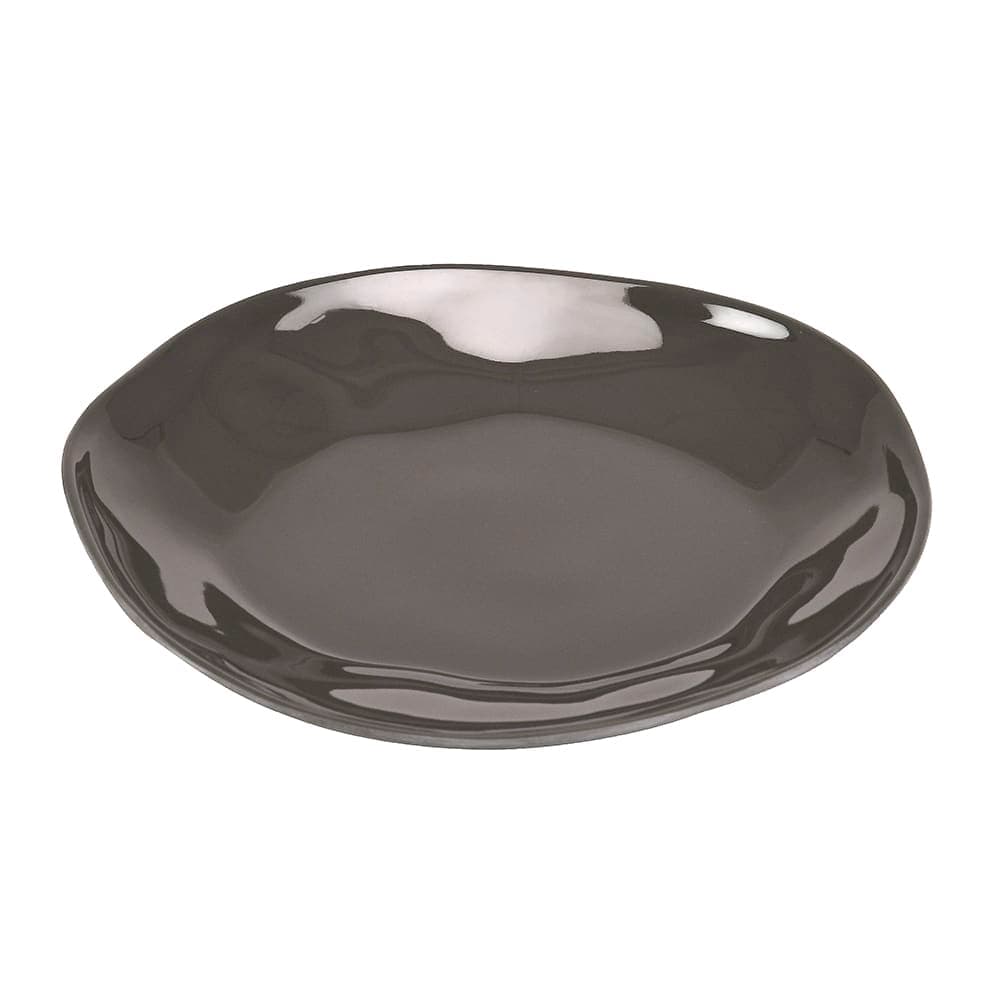 Cal-Mil 22304-9-101 8 3/4" Round Melamine Marin Plate, Cinder