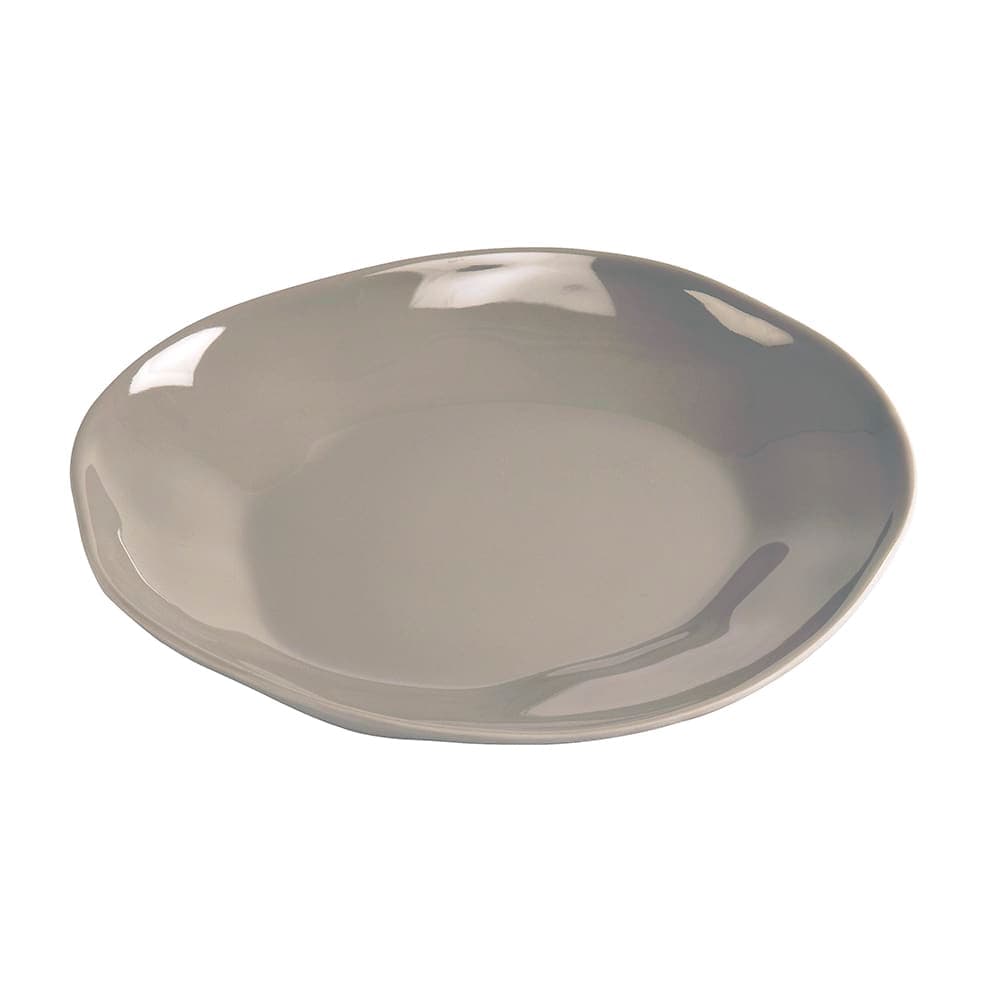 Cal-Mil 22304-9-102 8 3/4" Round Melamine Marin Plate, Ash Gray