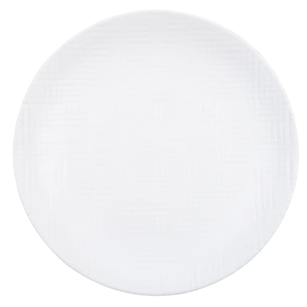 Cal-Mil 22328-11-15 11" Round Melamine Dinner Plate, White