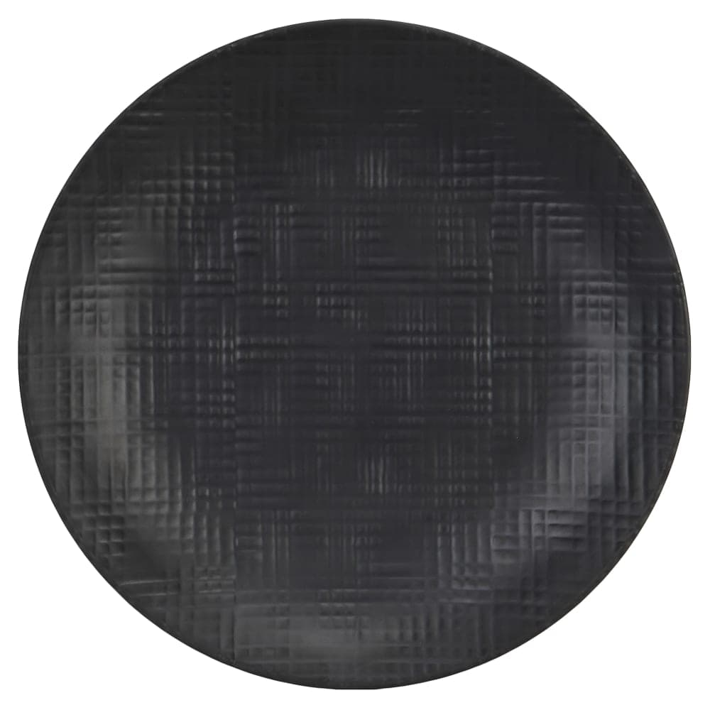Cal-Mil 22328-9-13 9" Round Melamine Dinner Plate, Black