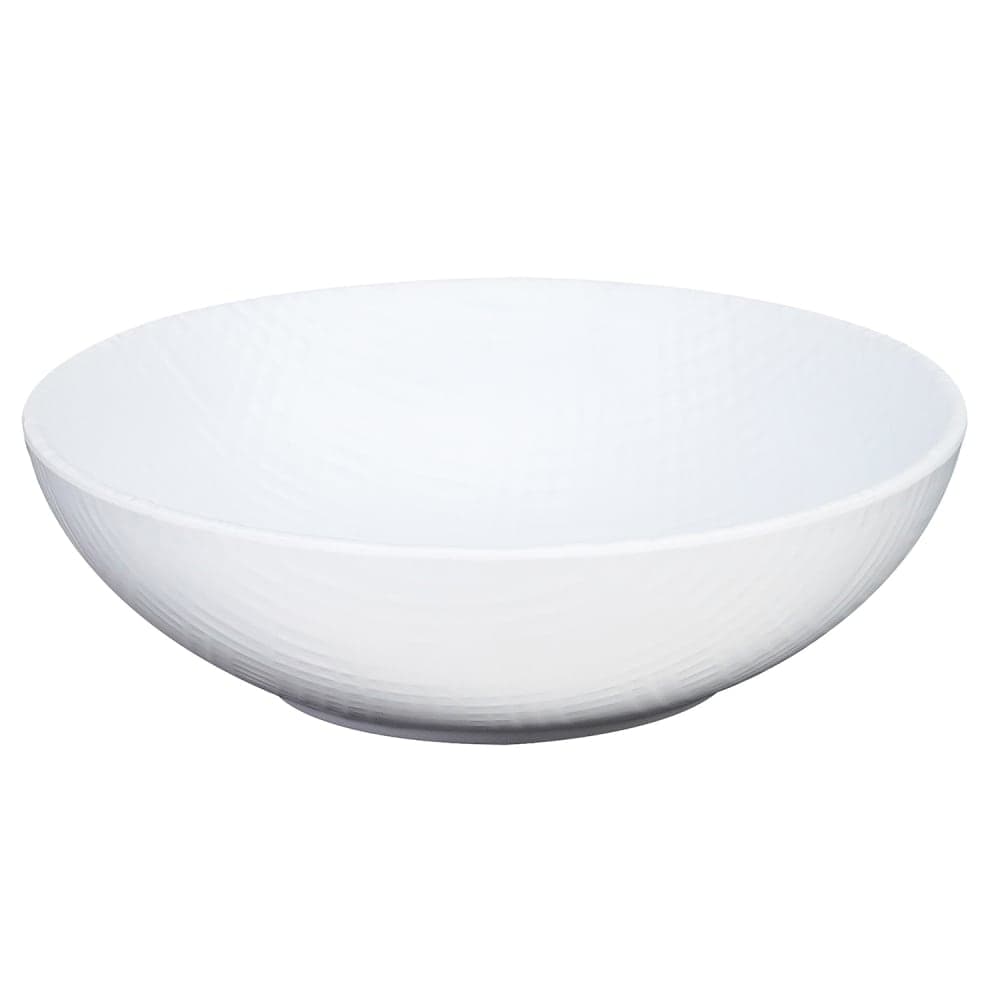 Cal-Mil 22329-8-15 7 3/4" Round Melamine Dinner Bowl, White