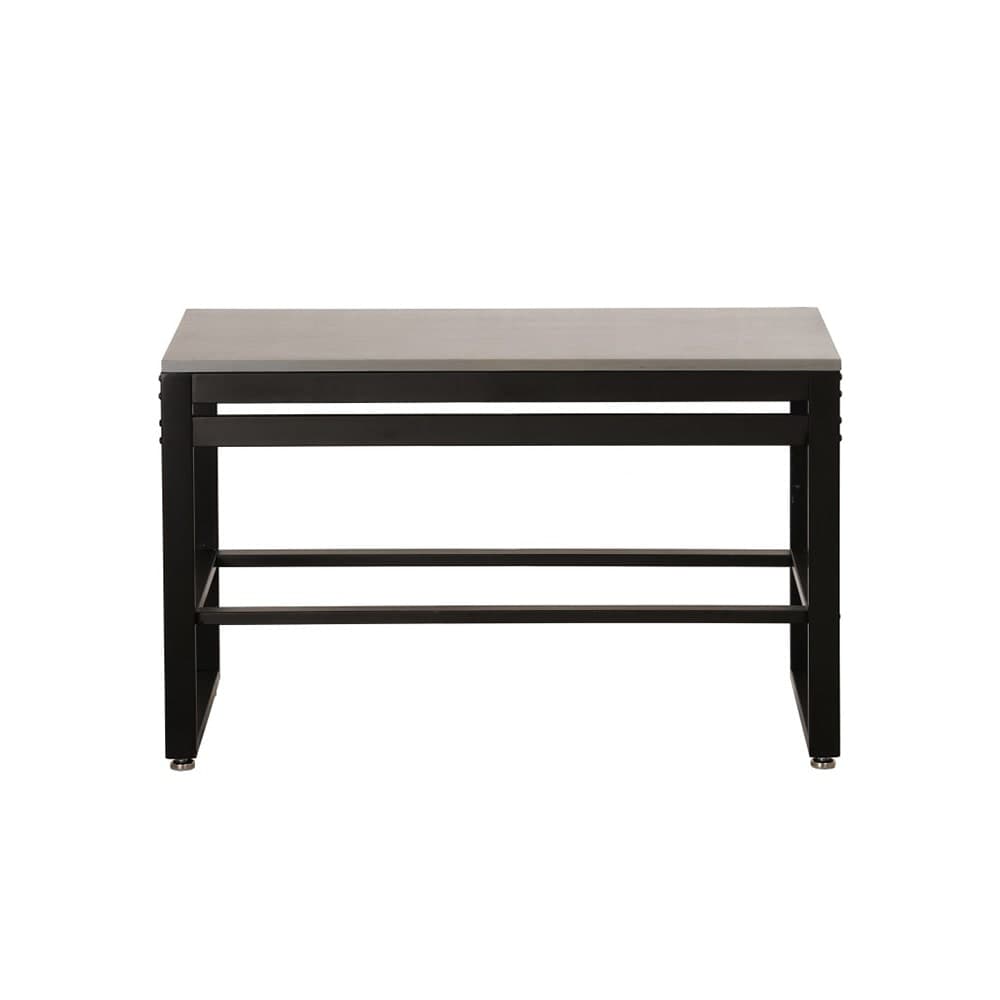 Cal-Mil 22348-42-83 Merchandising Table w/ Ashwood Top & Metal Frame - 42"W x 24"D x 29 3/4"H
