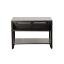 Cal-Mil 22348-42-83 Merchandising Table w/ Ashwood Top & Metal Frame - 42"W x 24"D x 29 3/4"H thumbnail 3