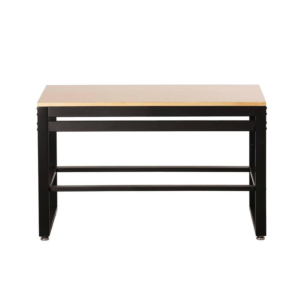 Cal-Mil 22350-38S-71 Merchandising Table w/ Blonde Top & Metal Frame - 38"W x 18"D x 24"H