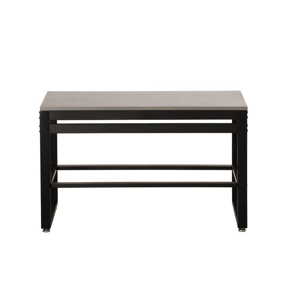Cal-Mil 22350-38S-83 Merchandising Table w/ Ashwood Top & Metal Frame - 38"W x 18"D x 24"H