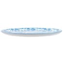 Cal-Mil 22351-10-104 10" Round Melamine Dinner Plate, White/Blue thumbnail 4