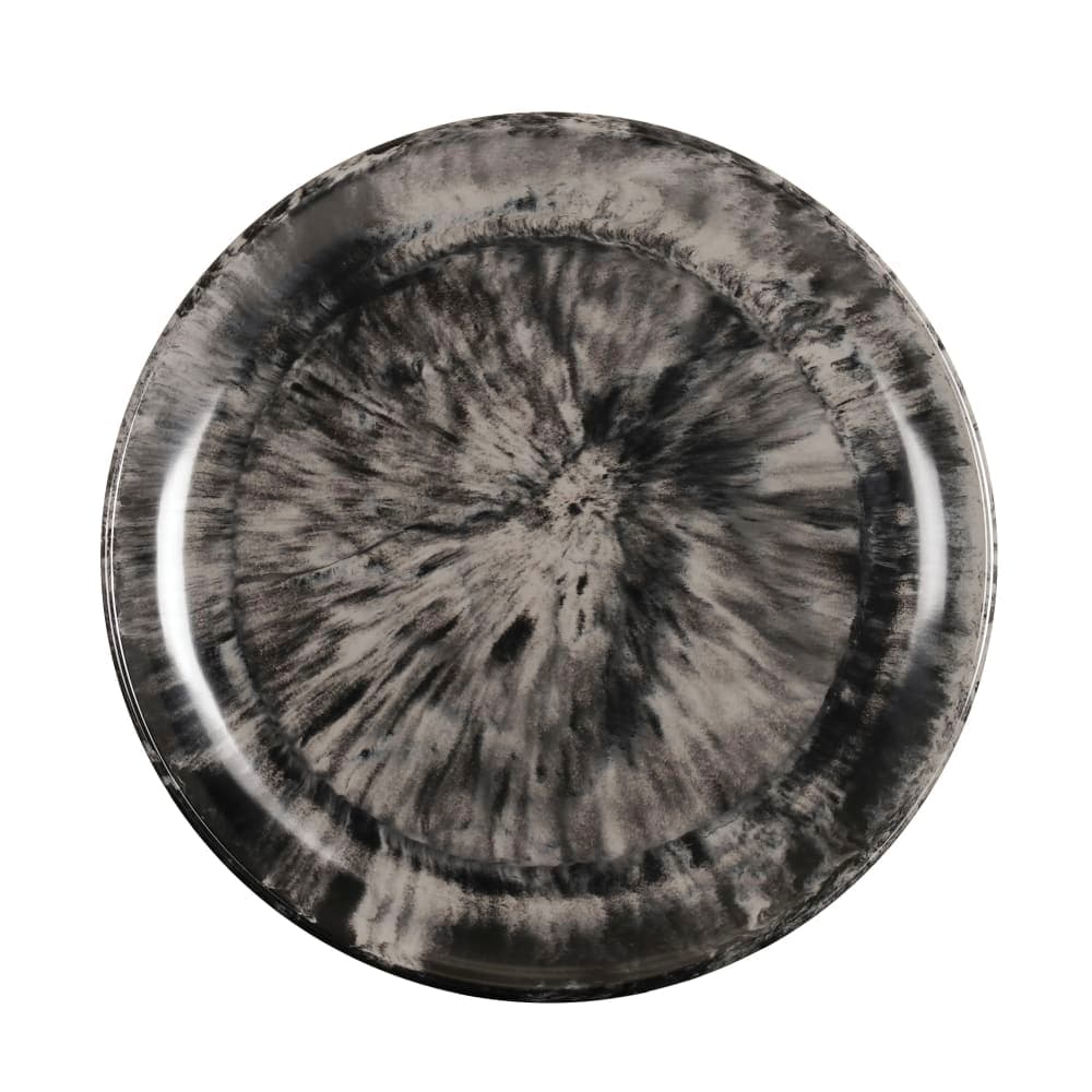 Cal-Mil 22351-7-120 7" Round Melamine Dinner Plate, Black