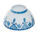 Cal-Mil 22354-4-104 8 oz Round Melamine Bowl, White/Blue thumbnail 4