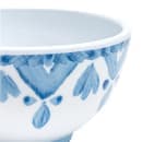 Cal-Mil 22354-4-104 8 oz Round Melamine Bowl, White/Blue thumbnail 5