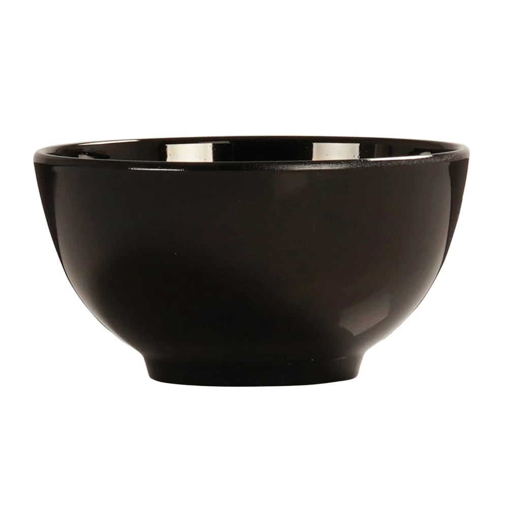 Cal-Mil 22354-4-13 8 oz Round Melamine Bowl, Black