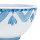 Cal-Mil 22354-5-104 14 oz Round Melamine Bowl, White/Blue thumbnail 5