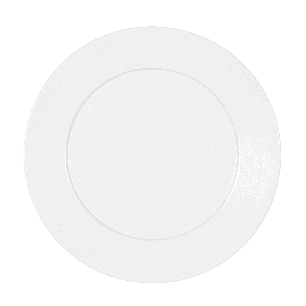 Cal-Mil 22446-9-15 9" Round Melamine Dinner Plate, White