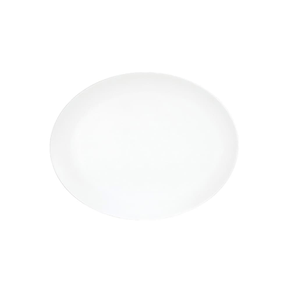 Cal-Mil 22458-912-15 9" x 12" Oval Platter - Melamine, White