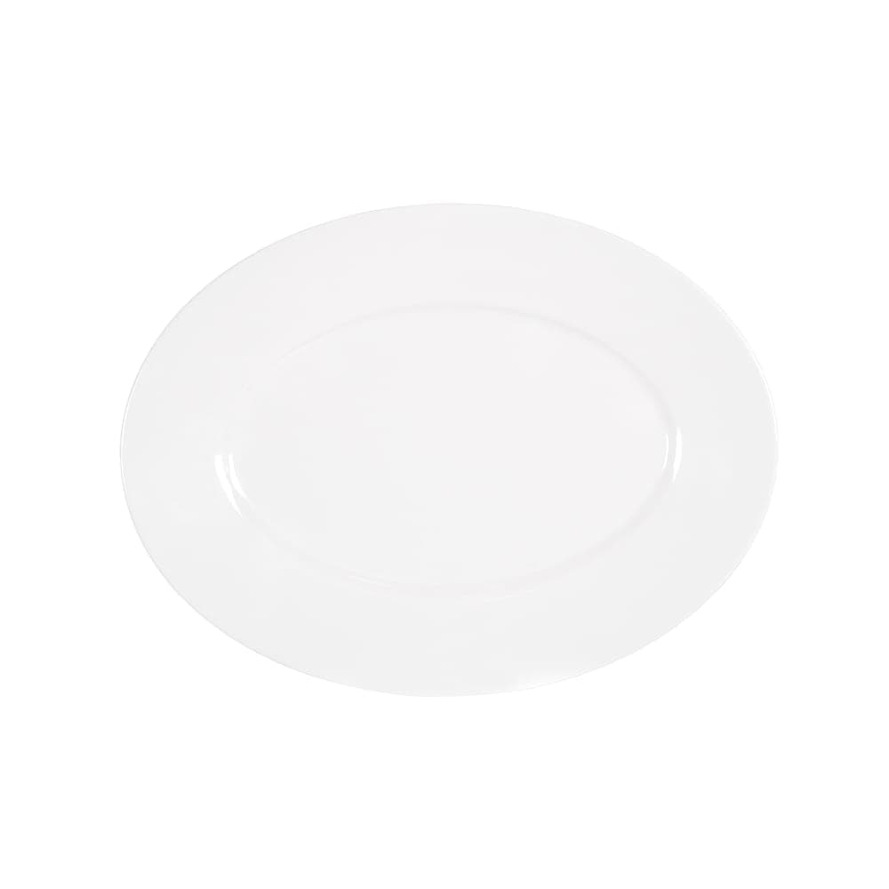 Cal-Mil 22460-912-15 12" x 9" Oval Platter - Melamine, White