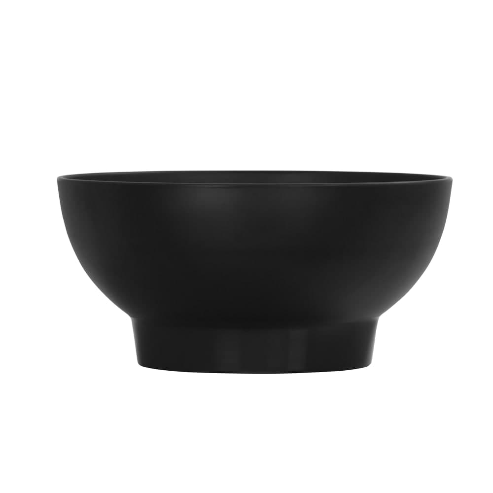 Cal-Mil 22485-10-13 105 oz Round Melamine Serving Bowl, Black