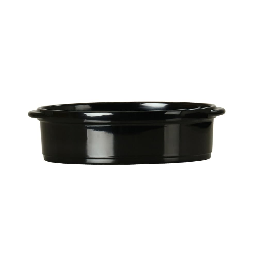 Cal-Mil 22491-74-13 16 oz Oval Melamine Serving Bowl, Black