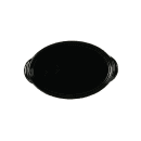 Cal-Mil 22491-74-13 16 oz Oval Melamine Serving Bowl, Black thumbnail 2