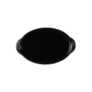 Cal-Mil 22491-85-13 24 oz Oval Melamine Serving Bowl, Black thumbnail 2