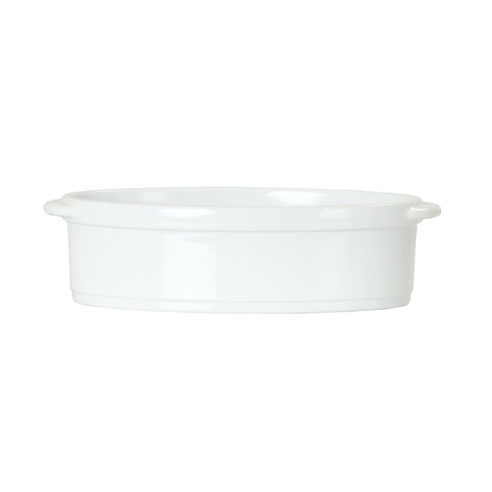 Cal-Mil 22491-85-15 24 oz Oval Melamine Serving Bowl, White
