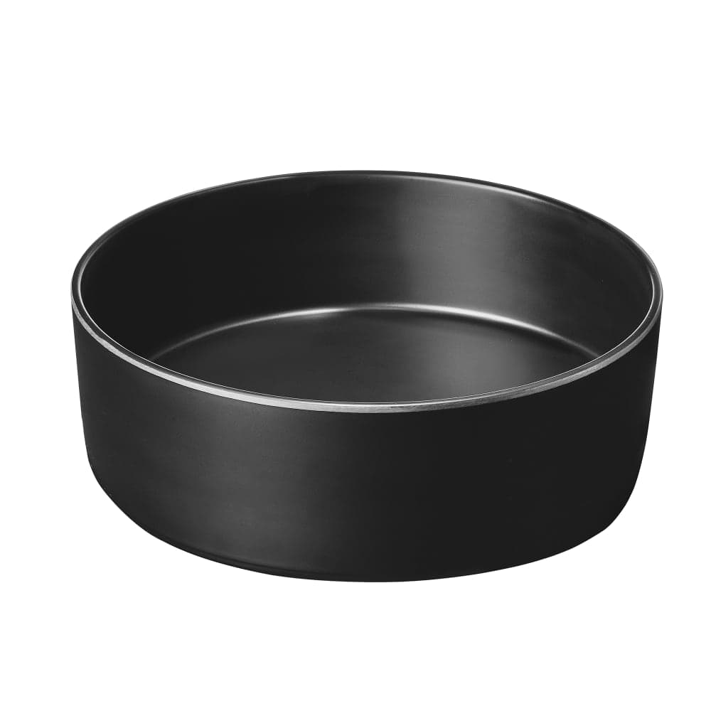 Cal-Mil 22500-10-13 120 oz Round Melamine Deep Bowl, Black